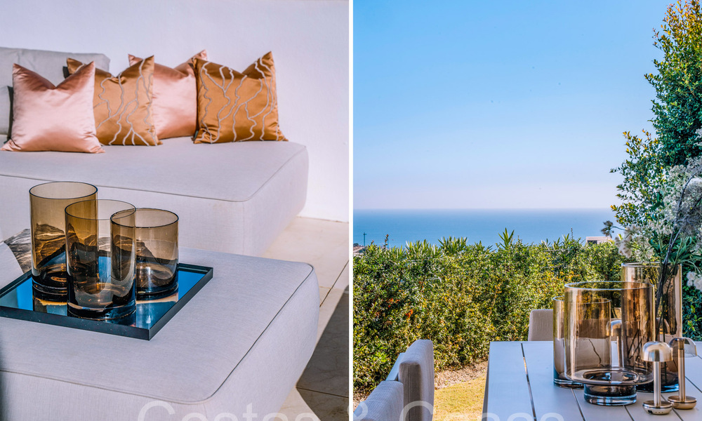 Prêt à emménager! Appartement de jardin contemporain avec de belles vues sur la mer à vendre, à quelques minutes en voiture du centre de Marbella 68676