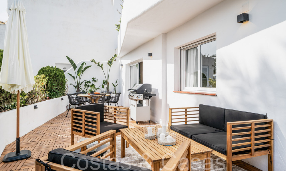 Luxueux appartement de 4 chambres à vendre dans une communauté fermée à Nueva Andalucia, Marbella 68740