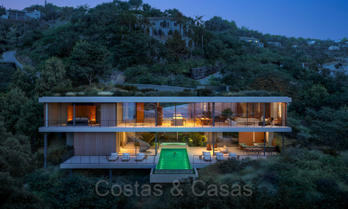 Villa neuve au design avancé à vendre en pleine nature sur les collines de Marbella - Benahavis 68998