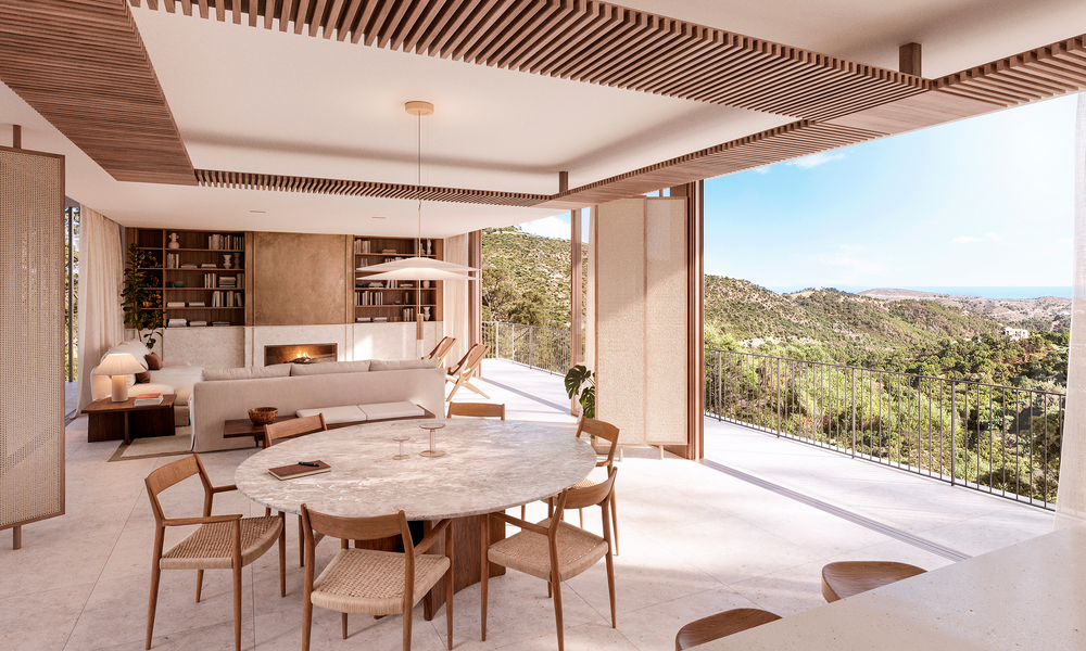 Villa neuve au design avancé à vendre en pleine nature sur les collines de Marbella - Benahavis 69726