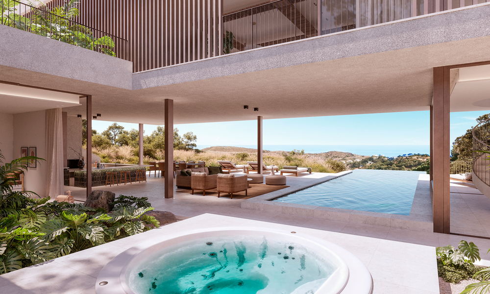 Villa neuve au design avancé à vendre en pleine nature sur les collines de Marbella - Benahavis 69727