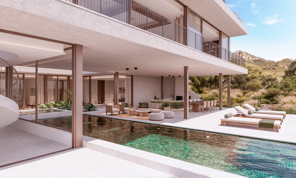 Villa neuve au design avancé à vendre en pleine nature sur les collines de Marbella - Benahavis 69728