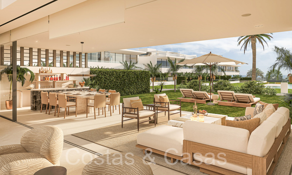 Revente! Maison design ultramoderne à vendre dans un complexe privilégié sur le Golden Mile de Marbella 69070