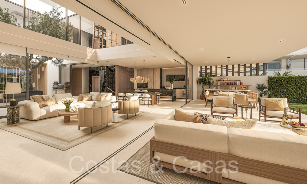 Revente! Maison design ultramoderne à vendre dans un complexe privilégié sur le Golden Mile de Marbella 69113