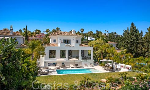 Belle villa rénovée de style méditerranéen contemporain à vendre, adjacente au terrain de golf de Benahavis - Marbella 69119