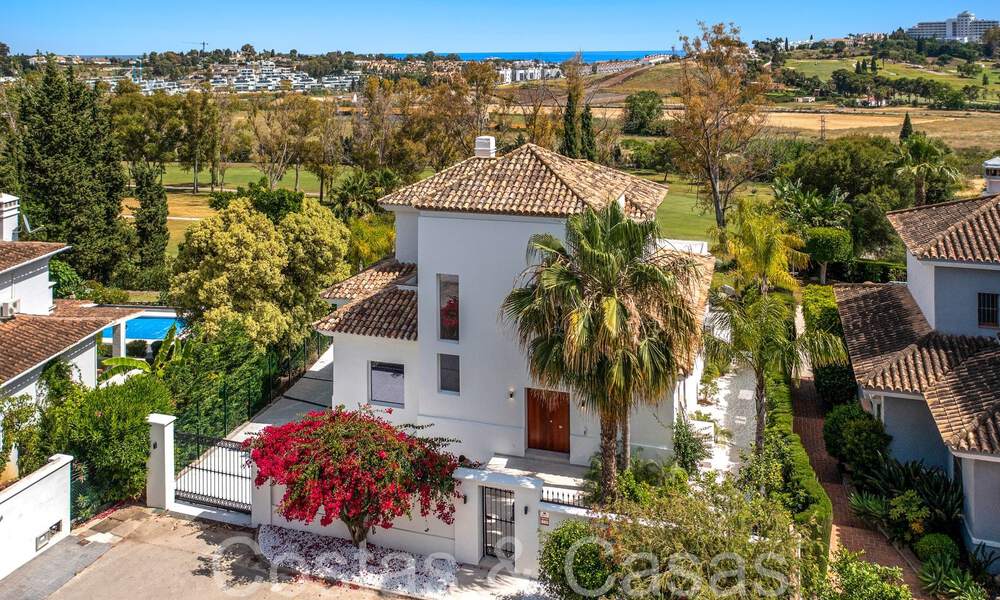 Belle villa rénovée de style méditerranéen contemporain à vendre, adjacente au terrain de golf de Benahavis - Marbella 69123