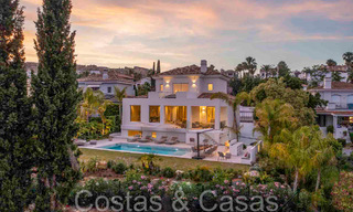 Belle villa rénovée de style méditerranéen contemporain à vendre, adjacente au terrain de golf de Benahavis - Marbella 69126 