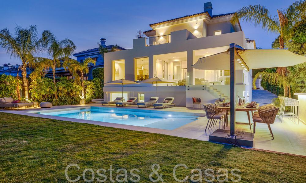 Belle villa rénovée de style méditerranéen contemporain à vendre, adjacente au terrain de golf de Benahavis - Marbella 69137