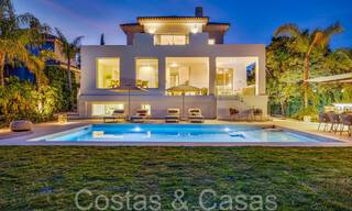 Belle villa rénovée de style méditerranéen contemporain à vendre, adjacente au terrain de golf de Benahavis - Marbella 69139 
