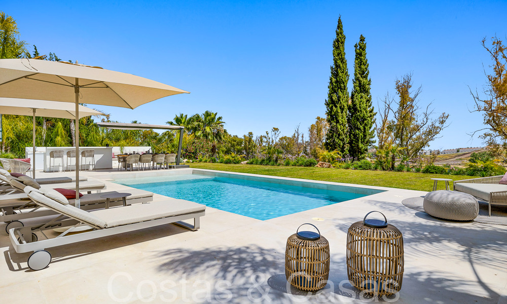 Belle villa rénovée de style méditerranéen contemporain à vendre, adjacente au terrain de golf de Benahavis - Marbella 69226
