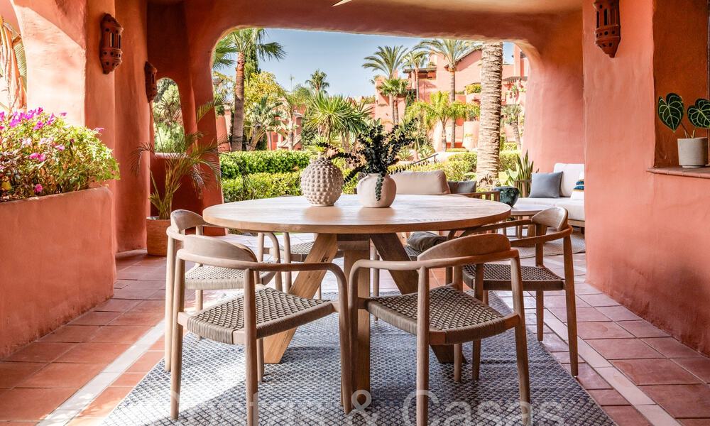 Appartement supérieur avec jardin dans un complexe privilégié en bord de mer sur le New Golden Mile entre Marbella et Estepona 69388