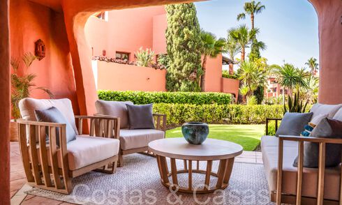 Appartement supérieur avec jardin dans un complexe privilégié en bord de mer sur le New Golden Mile entre Marbella et Estepona 69389