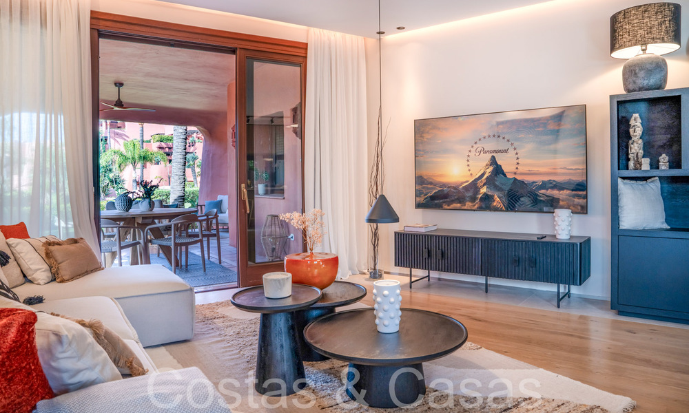 Appartement supérieur avec jardin dans un complexe privilégié en bord de mer sur le New Golden Mile entre Marbella et Estepona 69391