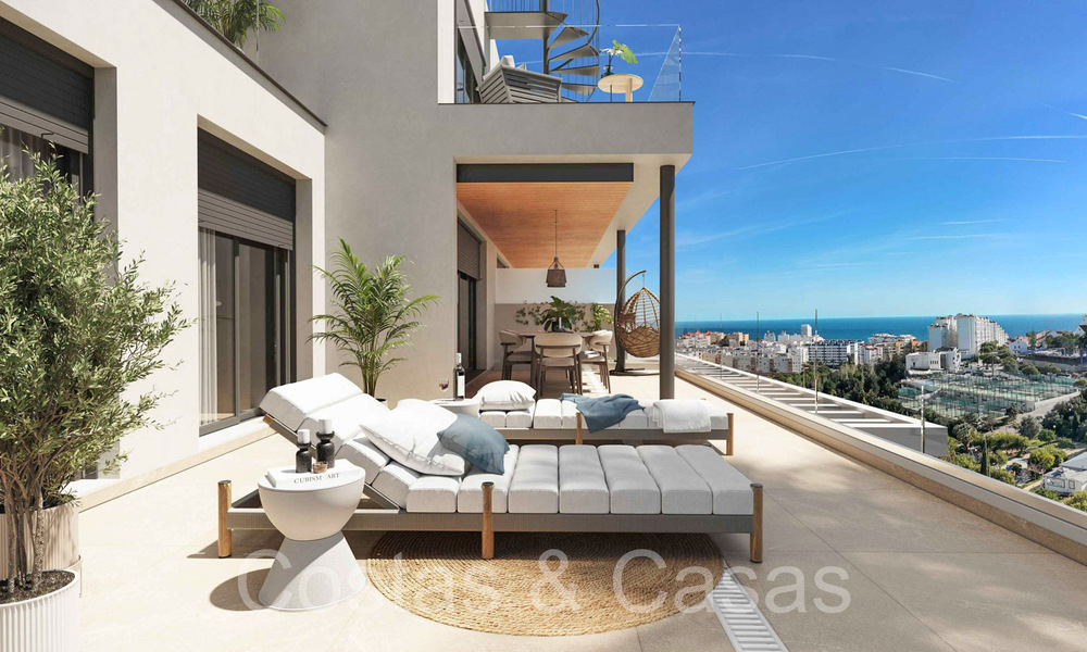 Appartements neufs et contemporains avec vue sur la mer à vendre à quelques pas du centre d'Estepona et de la plage 69413