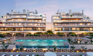 Appartements neufs et contemporains avec vue sur la mer à vendre à quelques pas du centre d'Estepona et de la plage 69415 