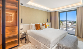Penthouse en duplex de premier ordre avec vue panoramique sur la mer et piscine privée à vendre à Nueva Andalucia, Marbella 69470 