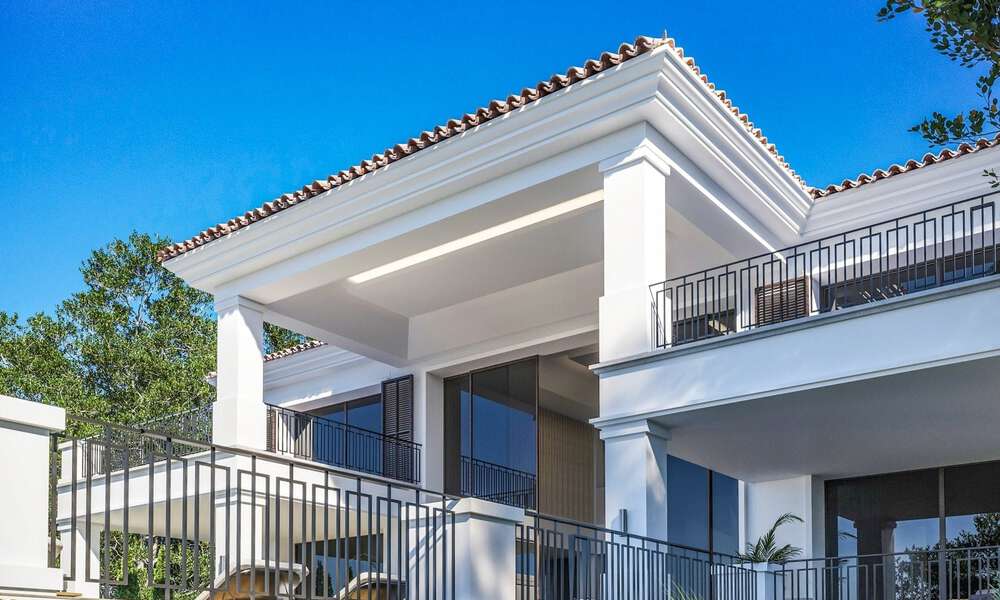 Majestueuse et classique villa de luxe andalouse à vendre dans l'exclusive Cascada de Camojan à Marbella 69497