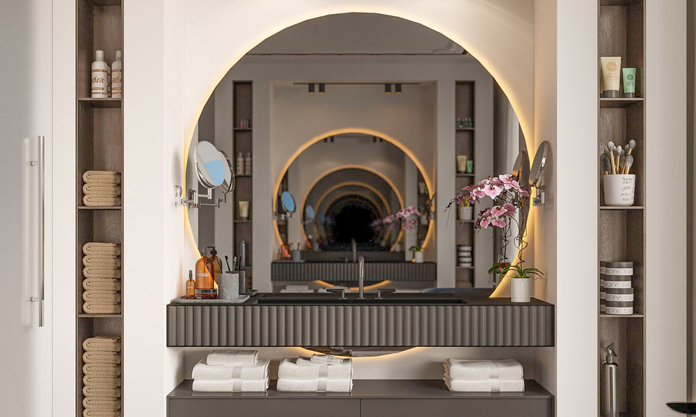 Majestueuse et classique villa de luxe andalouse à vendre dans l'exclusive Cascada de Camojan à Marbella 69512