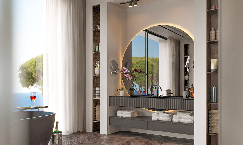 Majestueuse et classique villa de luxe andalouse à vendre dans l'exclusive Cascada de Camojan à Marbella 69515