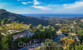 Villa architecturale de nouvelle construction avec vue panoramique sur la mer à vendre, dans une urbanisation sécurisée de Marbella - Benahavis 69796 