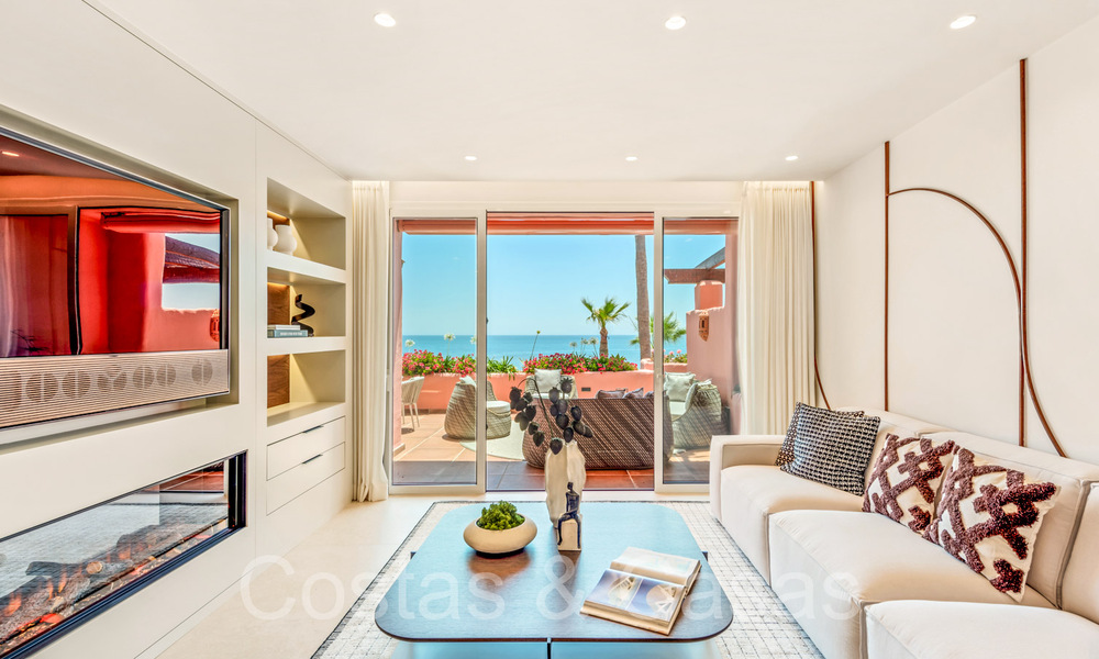 Appartement sophistiqué en première ligne de plage à vendre dans un complexe exclusif sur le New Golden Mile, Marbella - Estepona 69952