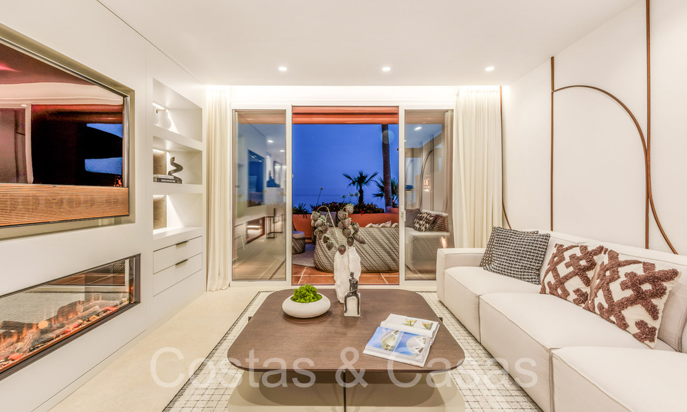 Appartement sophistiqué en première ligne de plage à vendre dans un complexe exclusif sur le New Golden Mile, Marbella - Estepona 69953