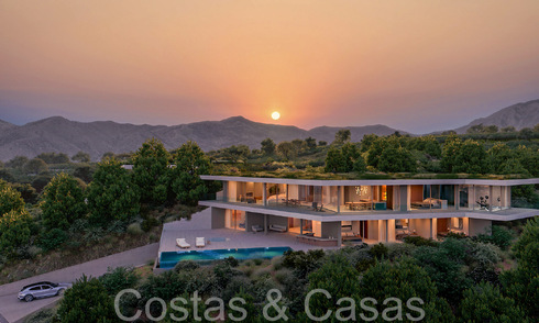 Villa moderniste de nouvelle construction avec concept durable à vendre sur les collines de Benahavis - Marbella 69815