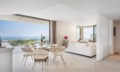 Prêt à emménager, penthouse contemporain avec vue panoramique sur la mer à vendre dans un complexe de haut standing à Benahavis - Marbella 69993