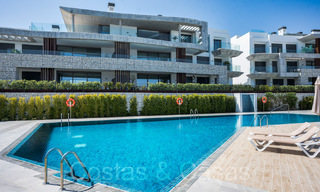 Prêt à emménager, penthouse contemporain avec vue panoramique sur la mer à vendre dans un complexe de haut standing à Benahavis - Marbella 69995 