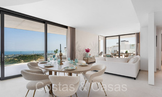 Prêt à emménager, penthouse contemporain avec vue panoramique sur la mer à vendre dans un complexe de haut standing à Benahavis - Marbella 70011 