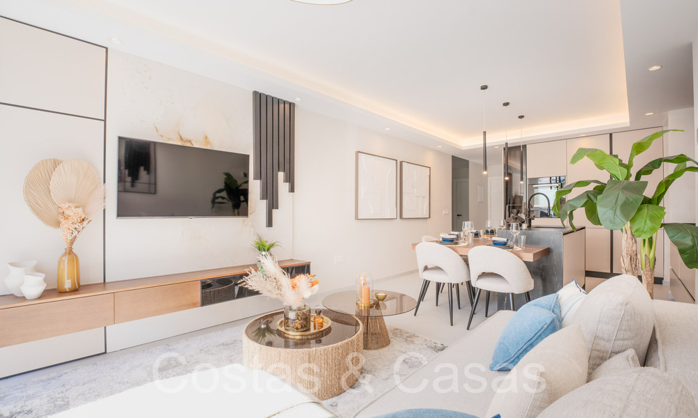 Appartement luxueusement rénové avec vue sur le golf et la mer à vendre, adjacent à un parcours de golf à La Quinta, Benahavis - Marbella 69936