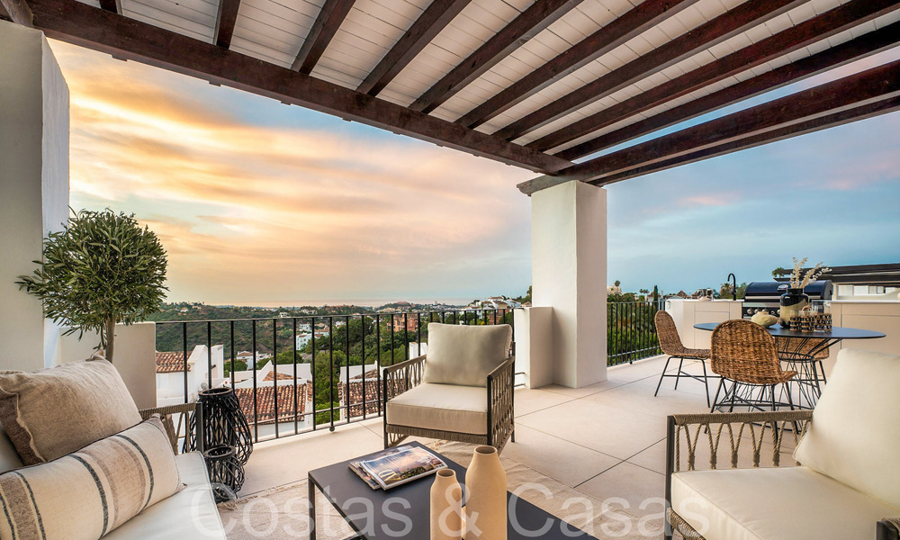 Penthouse sophistiqué prêt à emménager à vendre dans une enclave de golf fermée de La Quinta à Benahavis - Marbella 70188