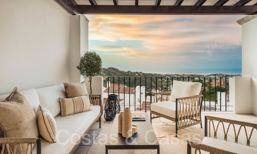 Penthouse sophistiqué prêt à emménager à vendre dans une enclave de golf fermée de La Quinta à Benahavis - Marbella 70189