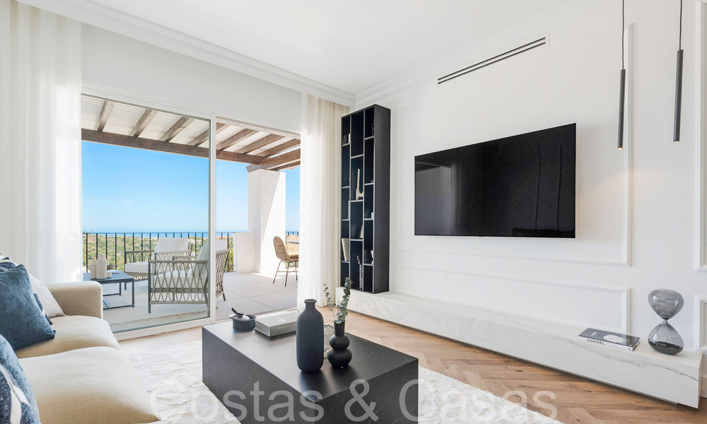 Penthouse sophistiqué prêt à emménager à vendre dans une enclave de golf fermée de La Quinta à Benahavis - Marbella 70208