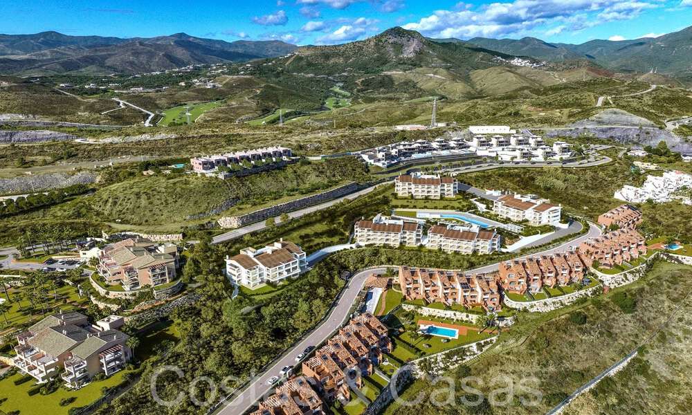 Nouveau sur le marché! Appartements modernes de nouvelle construction de style contemporain à vendre avec terrasse spacieuse et belles vues sur la mer à Benahavis - Marbella 70120