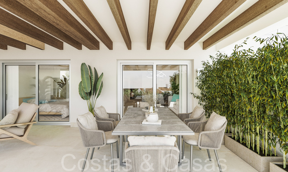 Nouveau sur le marché! Appartements modernes de nouvelle construction de style contemporain à vendre avec terrasse spacieuse et belles vues sur la mer à Benahavis - Marbella 70132