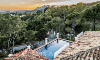 Villa de luxe de plain-pied de style méditerranéen contemporain à vendre en pleine nature à El Madroñal, Benahavis - Marbella 70250 