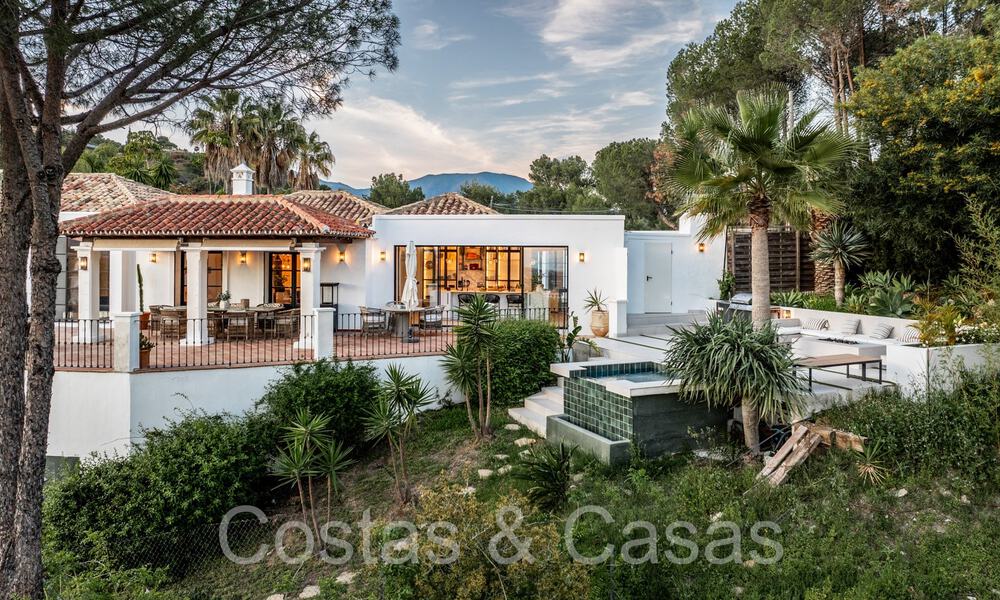 Villa de luxe de plain-pied de style méditerranéen contemporain à vendre en pleine nature à El Madroñal, Benahavis - Marbella 70251