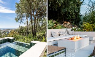 Villa de luxe de plain-pied de style méditerranéen contemporain à vendre en pleine nature à El Madroñal, Benahavis - Marbella 70255 