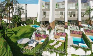 Nouveau sur le marché! Maisons de ville modernes de 3 chambres avec jardin privé à vendre à Fuengirola, Costa del Sol 70173 