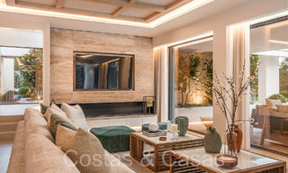 Villa de luxe rénovée de première classe à vendre avec vue sur le parcours de golf dans la vallée du golf de Nueva Andalucia, Marbella 70231 