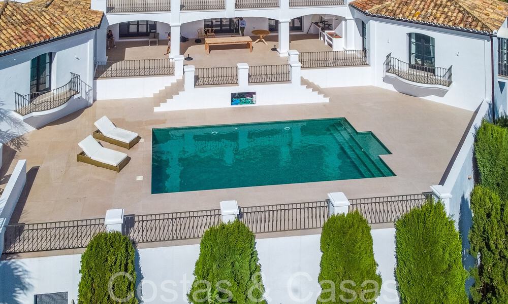 Sublime villa de luxe méditerranéenne avec vue panoramique sur la mer à vendre à El Madroñal, Marbella - Benahavis 70377