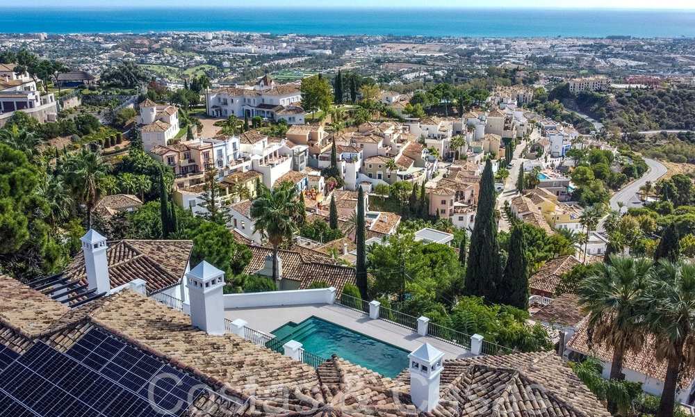 Sublime villa de luxe méditerranéenne avec vue panoramique sur la mer à vendre à El Madroñal, Marbella - Benahavis 70379