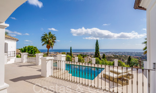 Sublime villa de luxe méditerranéenne avec vue panoramique sur la mer à vendre à El Madroñal, Marbella - Benahavis 70384 