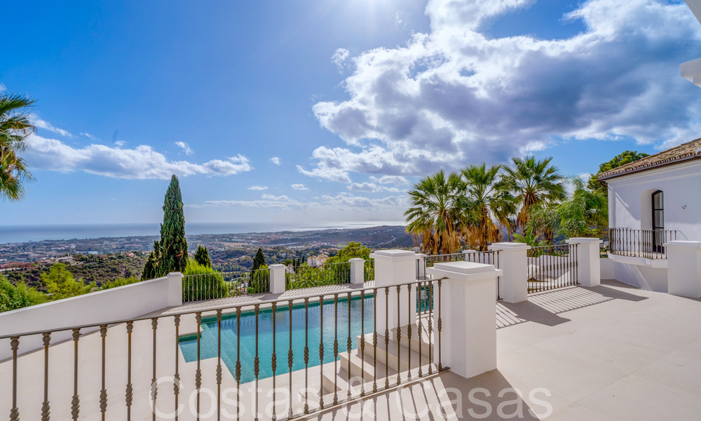 Sublime villa de luxe méditerranéenne avec vue panoramique sur la mer à vendre à El Madroñal, Marbella - Benahavis 70385