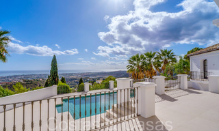 Sublime villa de luxe méditerranéenne avec vue panoramique sur la mer à vendre à El Madroñal, Marbella - Benahavis 70385 