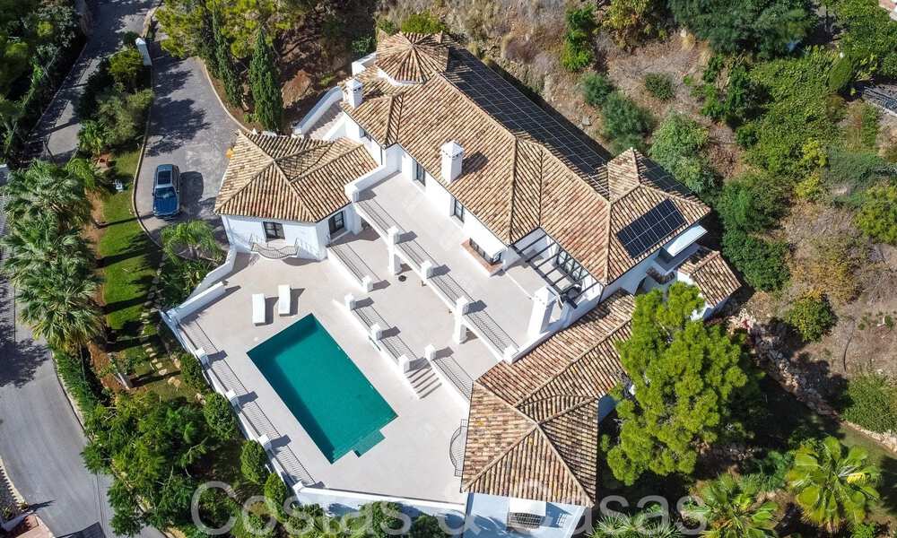 Sublime villa de luxe méditerranéenne avec vue panoramique sur la mer à vendre à El Madroñal, Marbella - Benahavis 70386