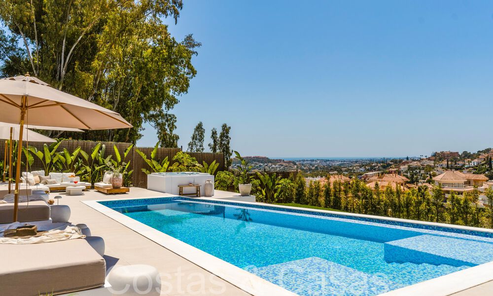 Prête à emménager, villa moderne de nouvelle construction avec vue panoramique sur la mer à vendre à Nueva Andalucia, Marbella 70452