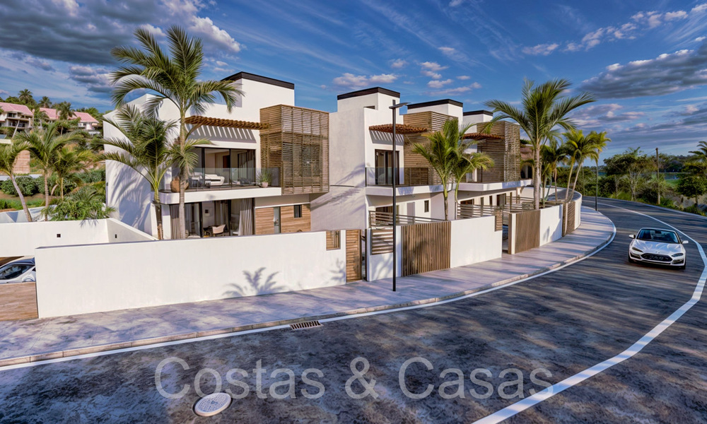 Nouveau développement de 8 maisons de ville à vendre à côté du terrain de golf à Estepona 70545