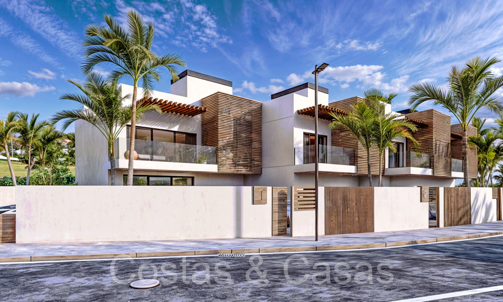 Nouveau développement de 8 maisons de ville à vendre à côté du terrain de golf à Estepona 70562